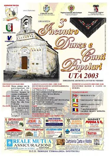 Ballusfestival's tweet photo. #throwback 
3°edizione: 31/07, 2-3/08/2003. Con gruppi folk isolani e non.
La prima edizione in cui ospitammo i gruppi provenienti da fuori i confini dell'isola, infatti furono nostri ospiti gli amici di Treviso e della Spagna... 
https://t.co/QZoFMi8X8m
#ballus2018 #ballus18 https://t.co/GmamRd6AY4