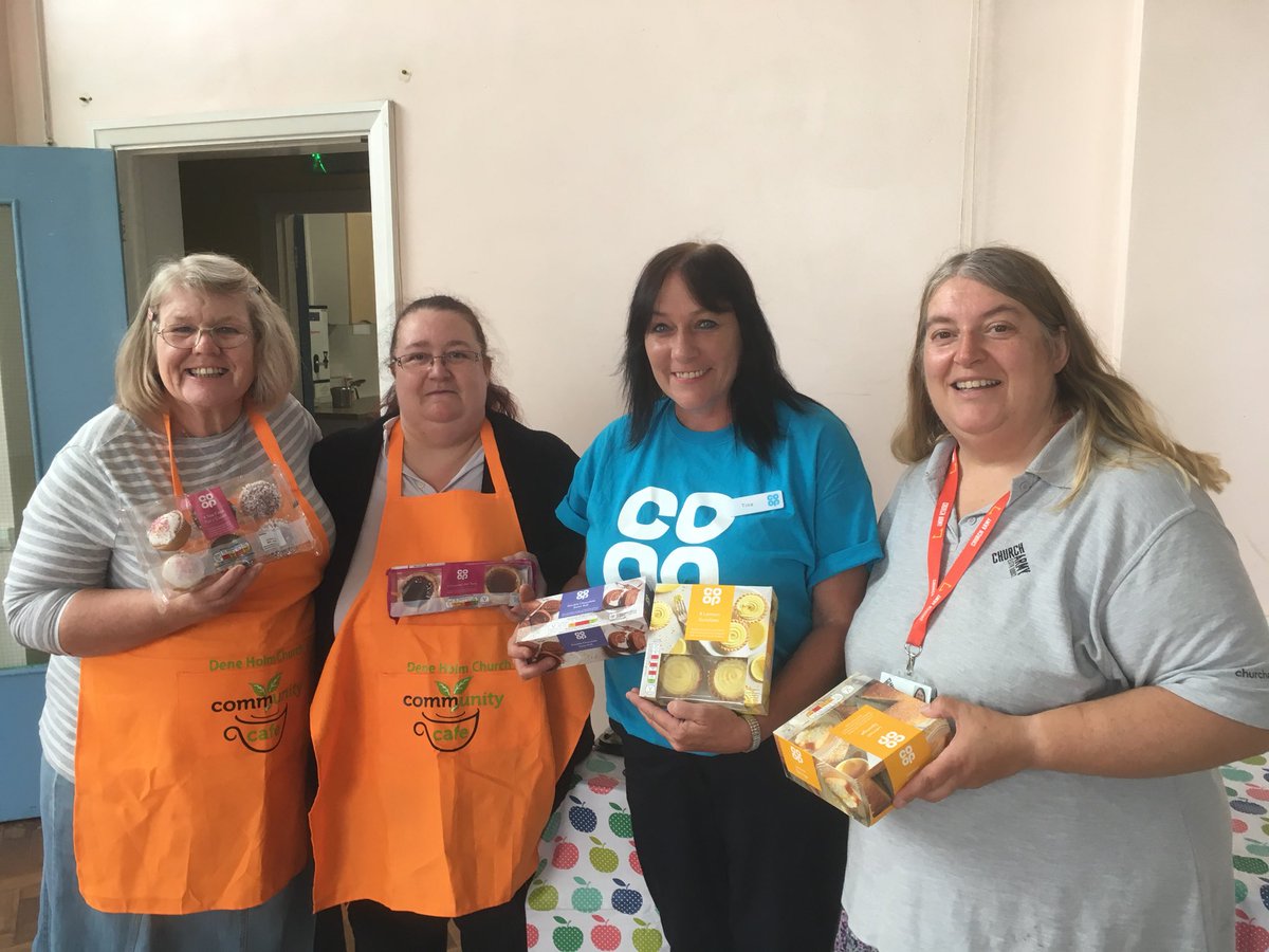 NorthfleetCofE's tweet photo. Thanks to Tina from @coopuk for providing us with cakes for our #CommunityCafe at #PaintersAsh #DeneHolmProject https://t.co/DcnXBZaUN7