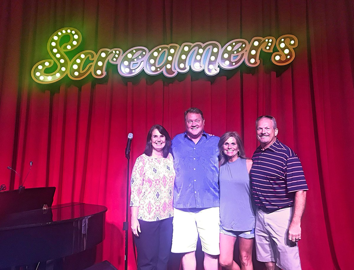 fhelmink's tweet image. Enjoyed our brief visit with Britt &amp;amp; Cindy McPheeters. Met up with them at #Screamers on their return to Florida from Gothenburg. Britt was once a member of Scarlet &amp;amp; Cream! Great memories, music &amp;amp; friendships! #screamersdiningandcabaret