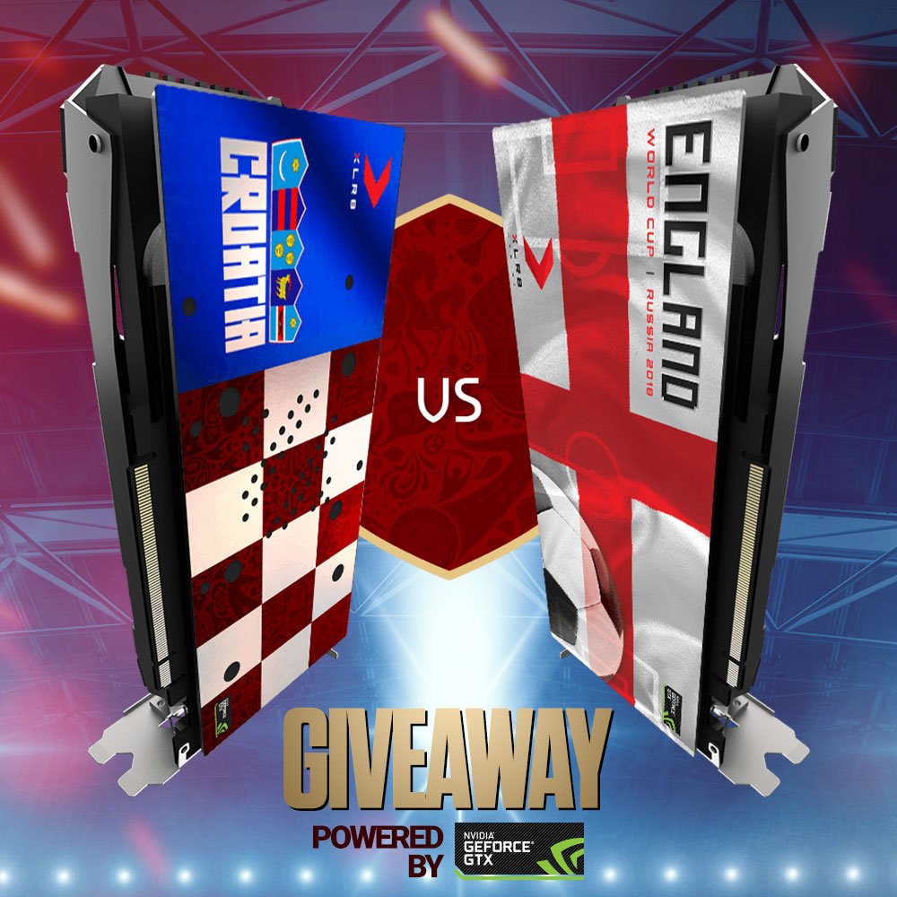 pnytechgaming's tweet photo. We're watching #CroatiavsEngland battle for the last spot today. We're also opening up our #GIVEAWAY Enter for a chance to win 1 of 10 @NVIDIAGeForce GTX 1060 GPU's with a custom back plate.

Enter here: https://t.co/xvPwS4tqnR https://t.co/qaPCSY6gJ1