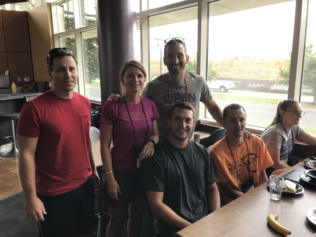 Great team of <a href="/k12albemarle/">AlbemarleCountySchls</a> #physed teachers participating in PD over their summer break. Awesome to work with such dedicated professionals who always want to get better!