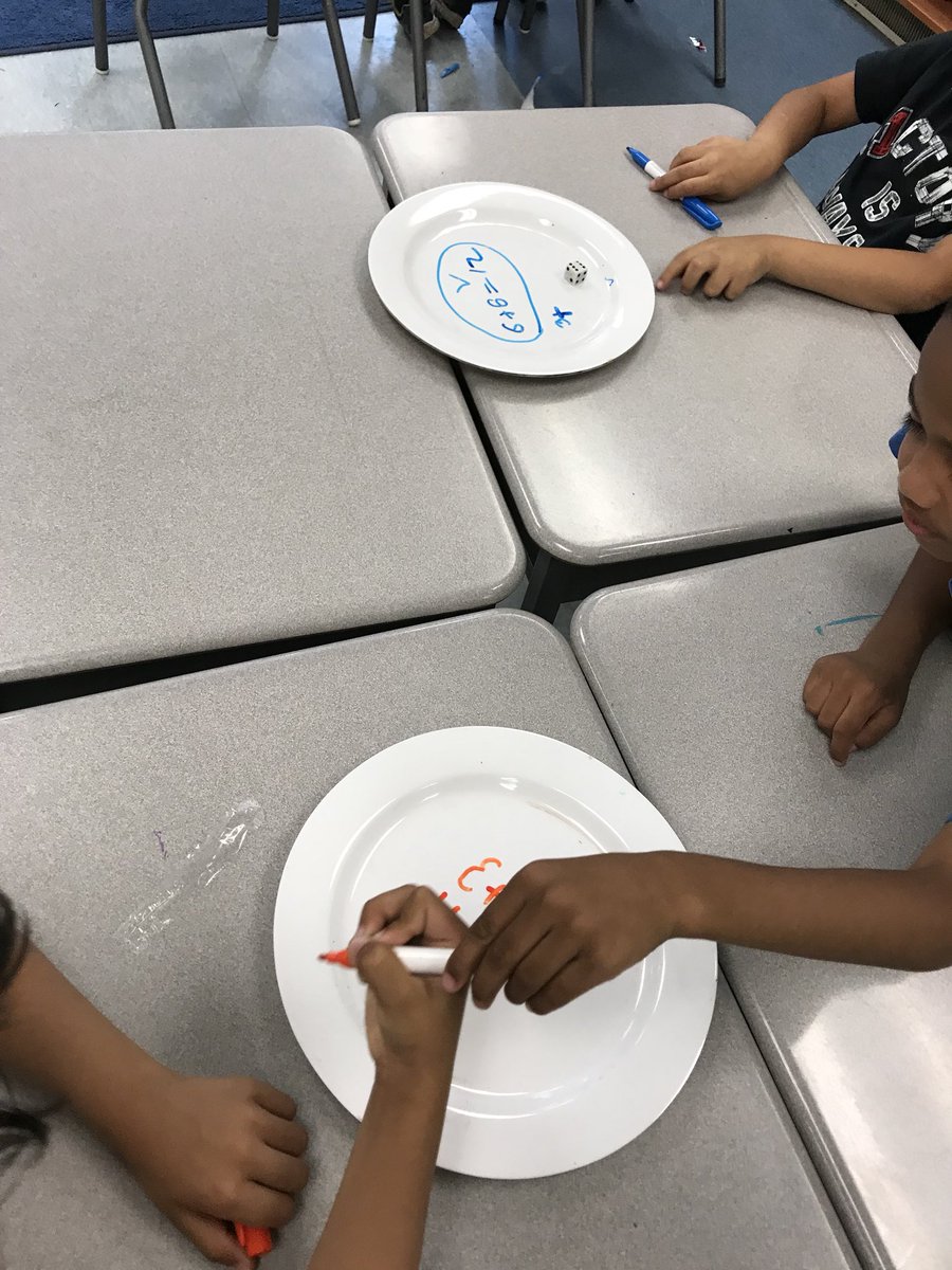 awardslp's tweet photo. Number talks and adding with dice @brucetrailps summer Learning @DrewCrewBT https://t.co/d914UdMeOi