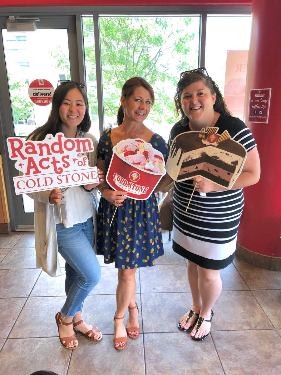 ColdStone's tweet photo. #RandomActsOfColdStone is now giving away FREE Ice Cream in Omaha! Stop by and help us celebrate 30 years of Cold Stoneยฎ! https://t.co/FKuDvfEclZ