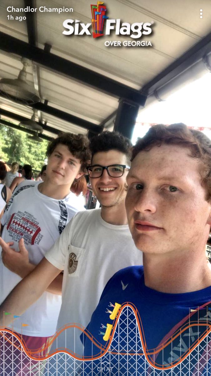 SpiveyChristy's tweet photo. 103 days of summer vacation #nolines #hotassfault #biglongone #heatgotthem #galled #SixFlags https://t.co/8fePY8HOG0