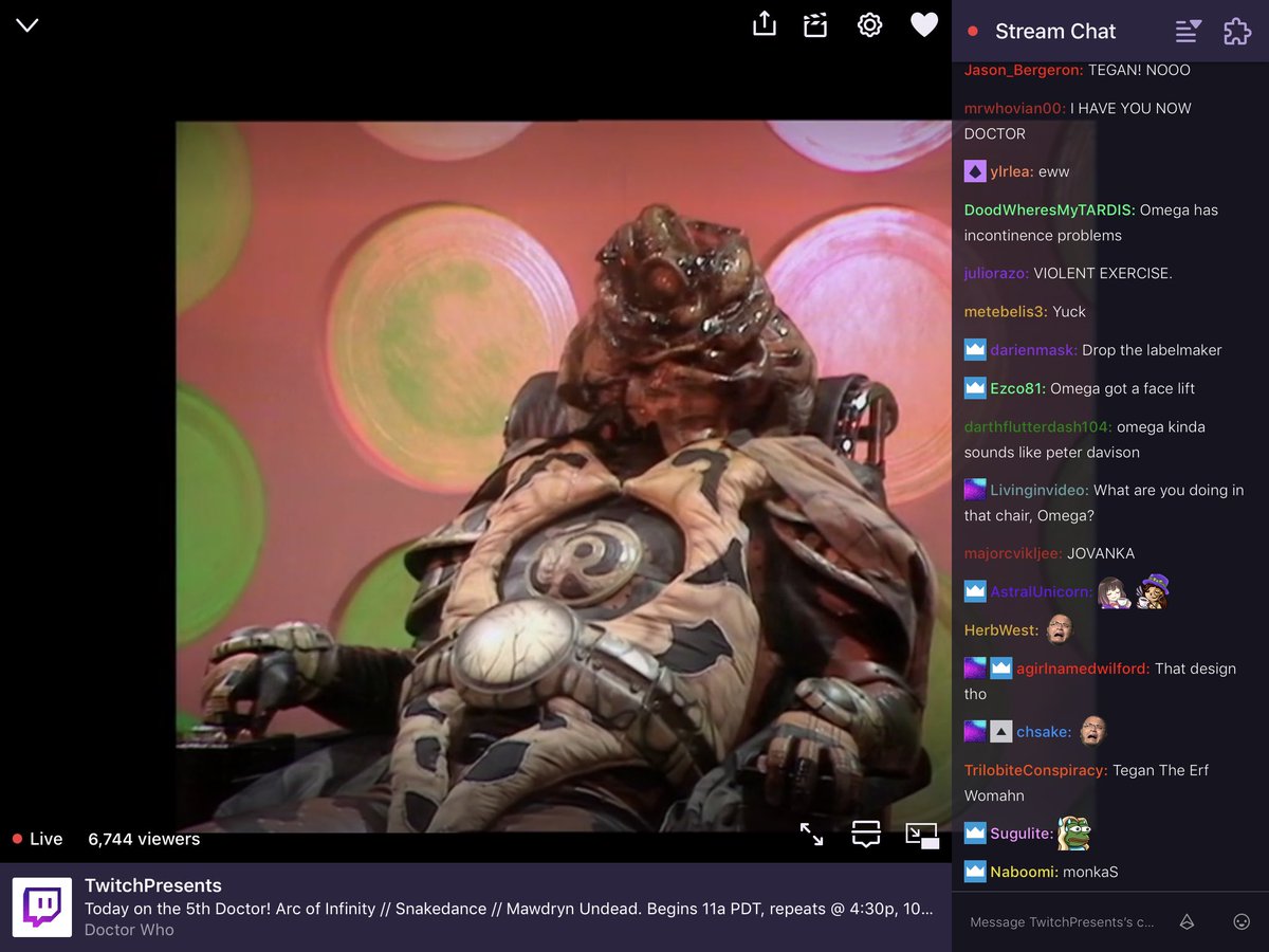 WhoHats's tweet image. Getting irrationally angry at #ArcOfInfinity sat there idly with the sound off as though it’s its fault #Croatia equalised.

#ArcOfInfinity on #DoctorWhoOnTwitch reactions. #DoctorWho #ENGCRO #ItsComingHome #ComeOnEngland⁠ ⁠⁠ ⁠#England #WorldCup⁠ ⁠⁠ ⁠⁠ ⁠⁠