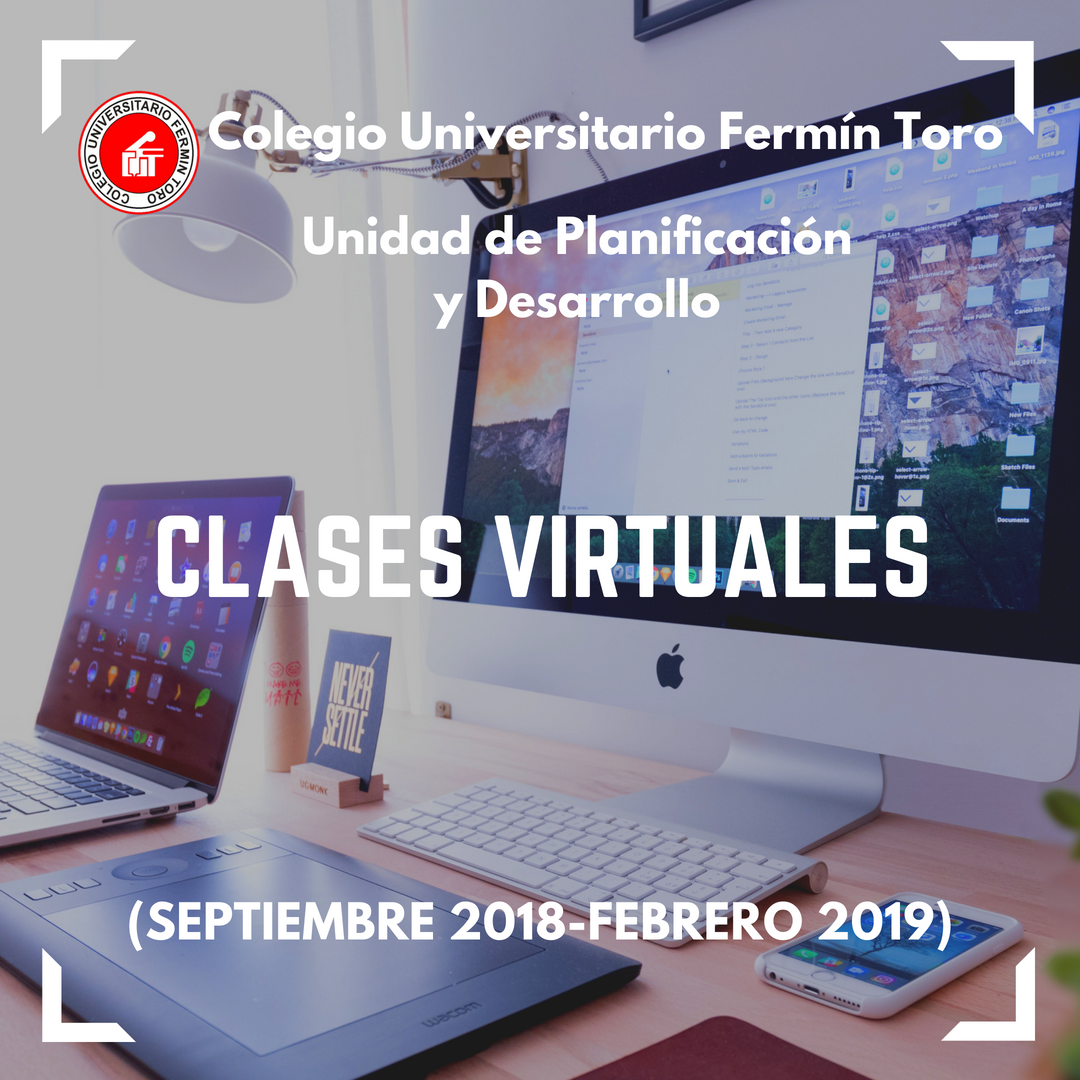 CUFTencontacto's tweet photo. Información sobre las clases virtuales del semestre 2018-04 en nuestra página en facebook  https://t.co/S9GWW7ksSY 

#Universidad #Cuft #Barquisimeto #clases #clasesvirtuales https://t.co/ShF3anaQJf