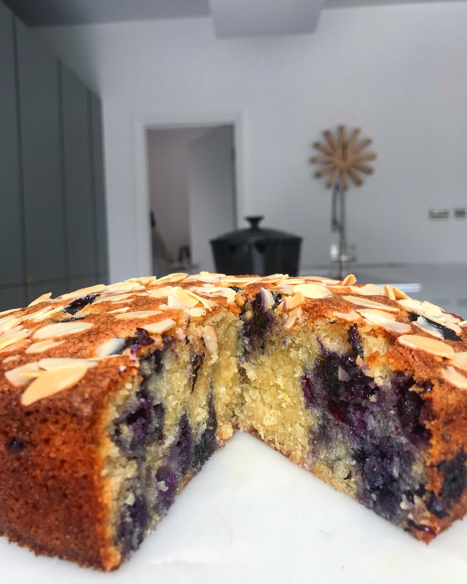 Blueberry coconut cake. That’s all. Forget football. #cake