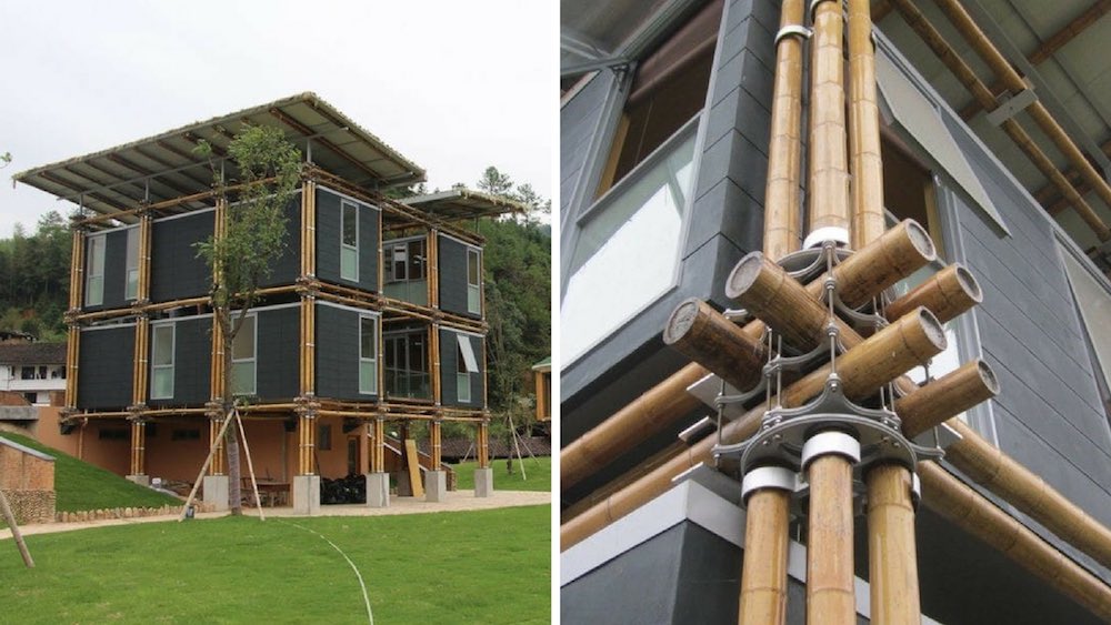 aggregatte's tweet image. Una casa de bambú inspirada en el Feng Shui que utiliza el agua subterránea como refrigeración natural. ow.ly/RnPy30kSu1C  vía @EcoInventos