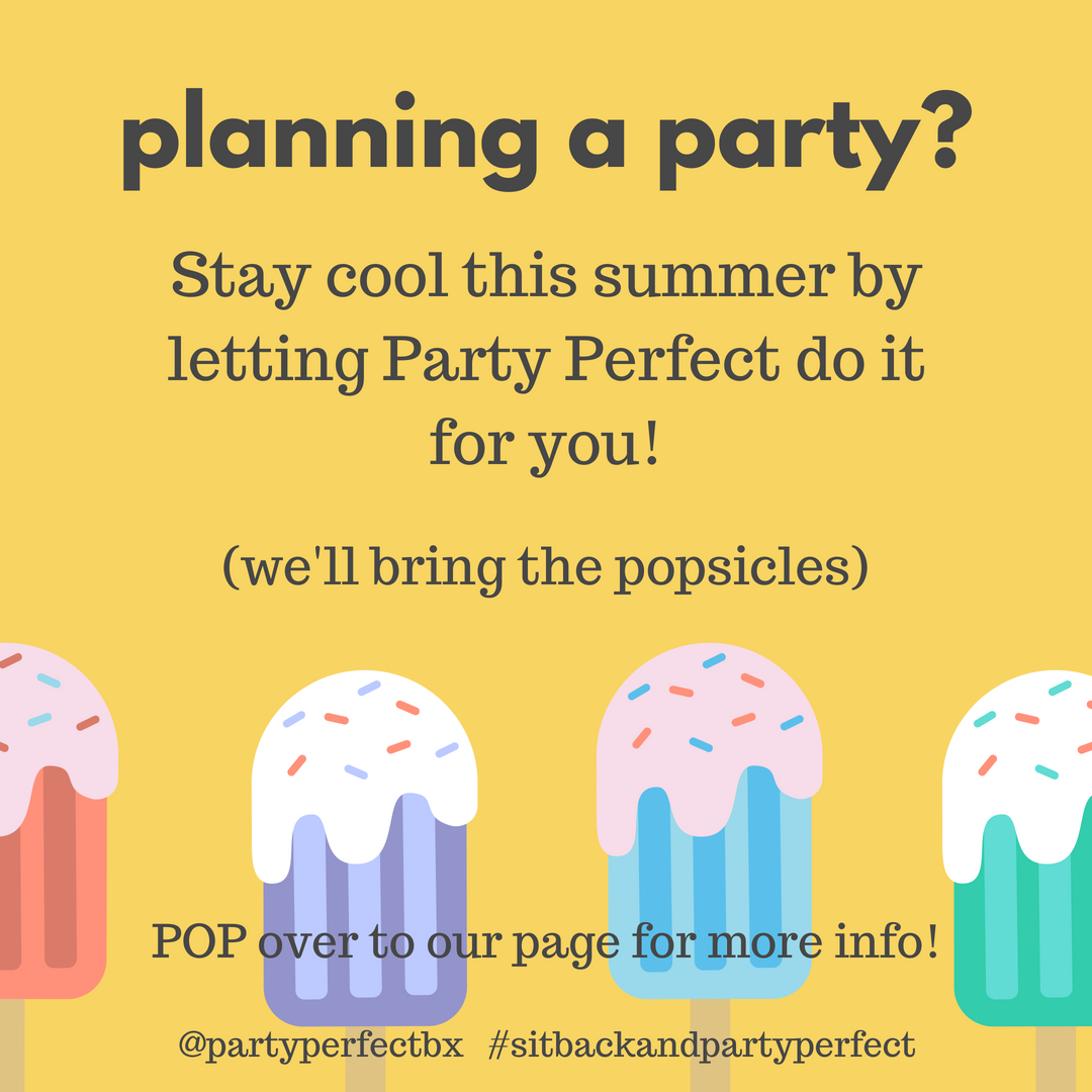 PartyPerfectBX's tweet photo. get it? POP? come on. (we really will bring popsicles)  #sitbackandpartyperfect #popsicles #summer #partytime https://t.co/MiUSETf4jW