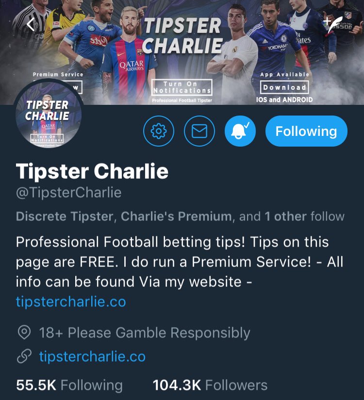 HNicu07's tweet photo. @TipsterCharlie  https://t.co/JZ57G9SklP