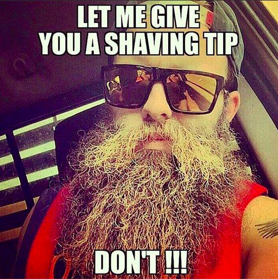 RogueBeardCo's tweet photo. Good advice. #beards #noshave #manbeard https://t.co/dTzqrxCtOM