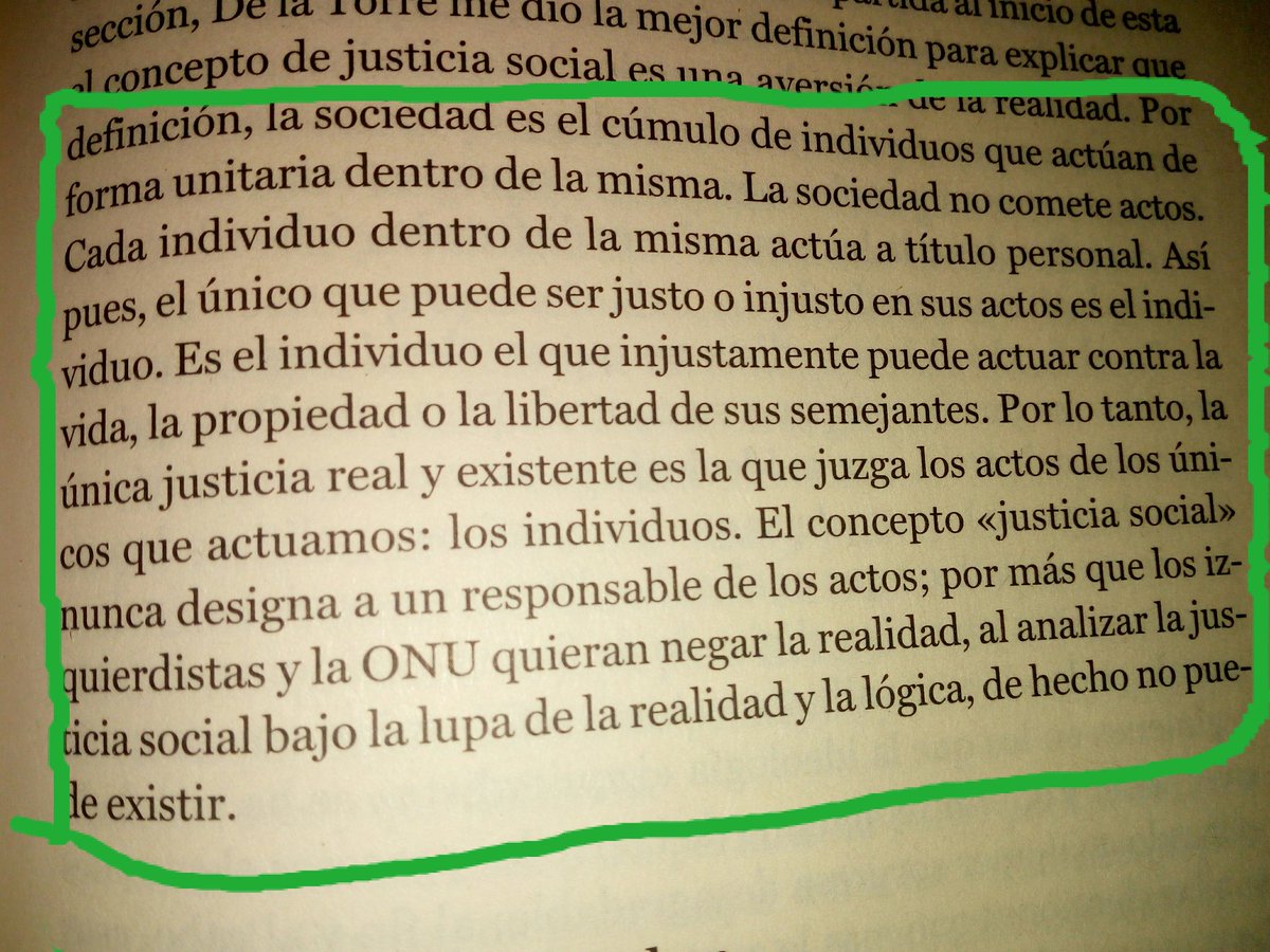rudochavolla's tweet photo. La sociedad no comete actos. Cada individuo dentro de la misma actúa a titulo personal. A responsabilizarse del rol que jugamos en la sociedad para crecer.  Fragmento de mi lectura del día. https://t.co/0Rl4IhazJV