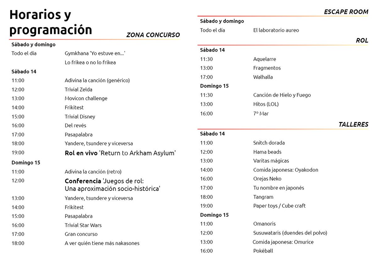 level_ub's tweet photo. ¡36 horas y empezamos! Aquí los horarios para que no te pierdas nada en la tercera edición de nuestro evento ¡Te esperamos! #LevelUb18 https://t.co/vmHD6KiT6K