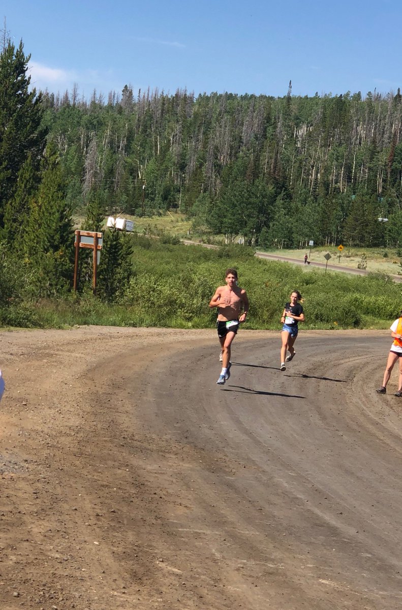 leeannaf's tweet image. Another trail race in the books @LFatovic #2018HahnsPeakHillClimb #elevation10389feet MaleAG3 OverallMale24 #SteamboatRunningSeries