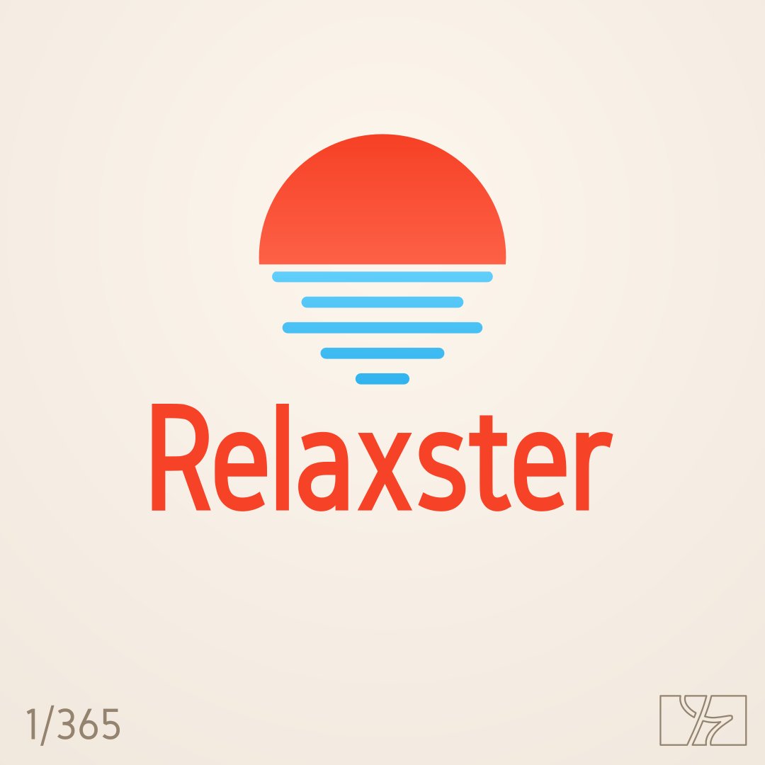 HColemanDesign's tweet image. 1/365: Relaxster a music streaming app for only relaxing music.

#logoworkout #logoaday #logochallenge #logodesign #design #icon #graphicdesign #typography #logo #learndesign #logomaker #freelance #designdaily #logoinspiration #personalproject #forhire