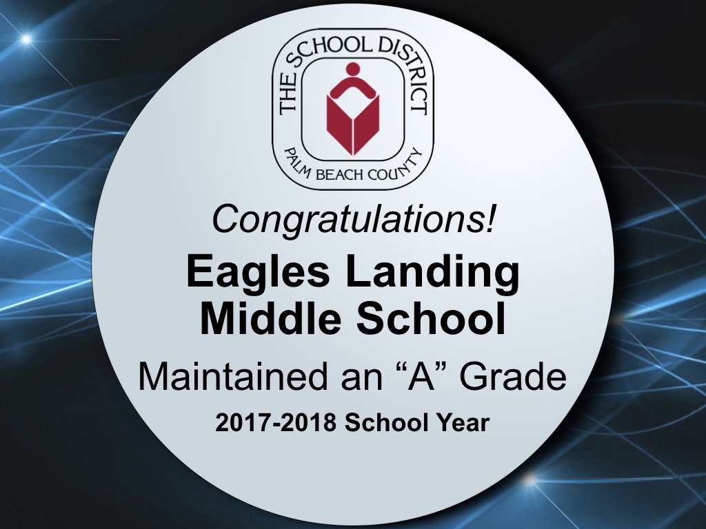 We're so proud of @ELMSPrincipalJP and the team at Eagles Landing MS! The Eagles maintained their 🅰️ letter grade in the 2017-2018 school year.  #ExcellenceHappensHere🎓🍎