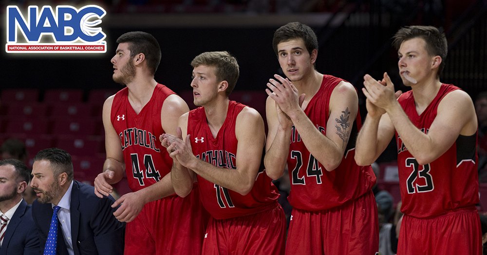 CatholicU_Cards's tweet photo. .@NABC1927 Honors @CatholicU_MBB with Academic Excellence Award!
https://t.co/UHvZokB8qI https://t.co/Z4tBUDxVaU