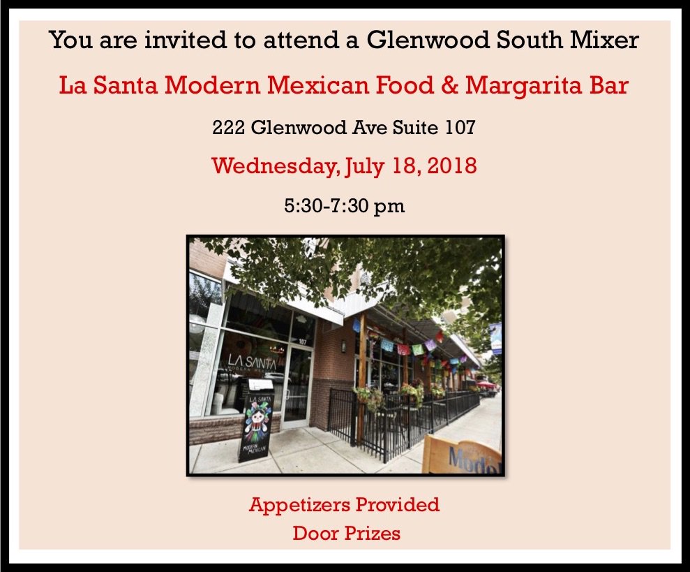 Come meet your neighbors at the Glenwood South Mixer. Sponsored by the <a href="/Glenwood_South/">Glenwood South(GSNC)</a>.