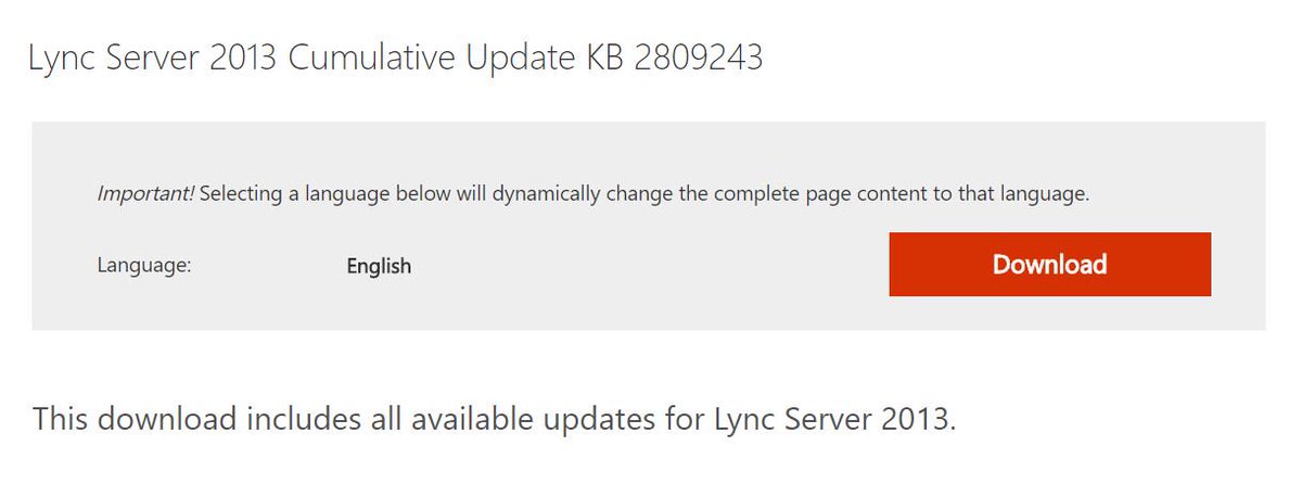 iRangersInt's tweet photo. Hey folks, if you are using Lync Server 2013 - go & grab an update for it!
But we also have a bad news for you: this is definitely the final update for the product. Download: https://t.co/z9XhwsgowE #Lync2013 #Microsoft #O365 https://t.co/avBKZDncFW