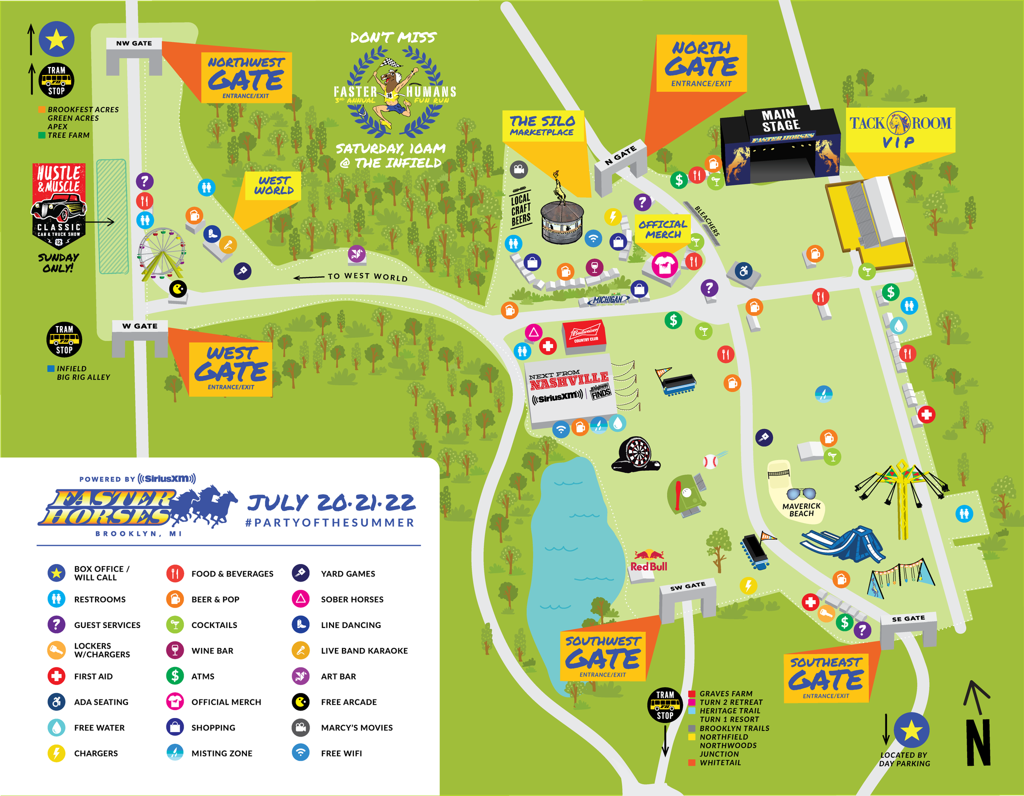 Faster Horses Map 2022