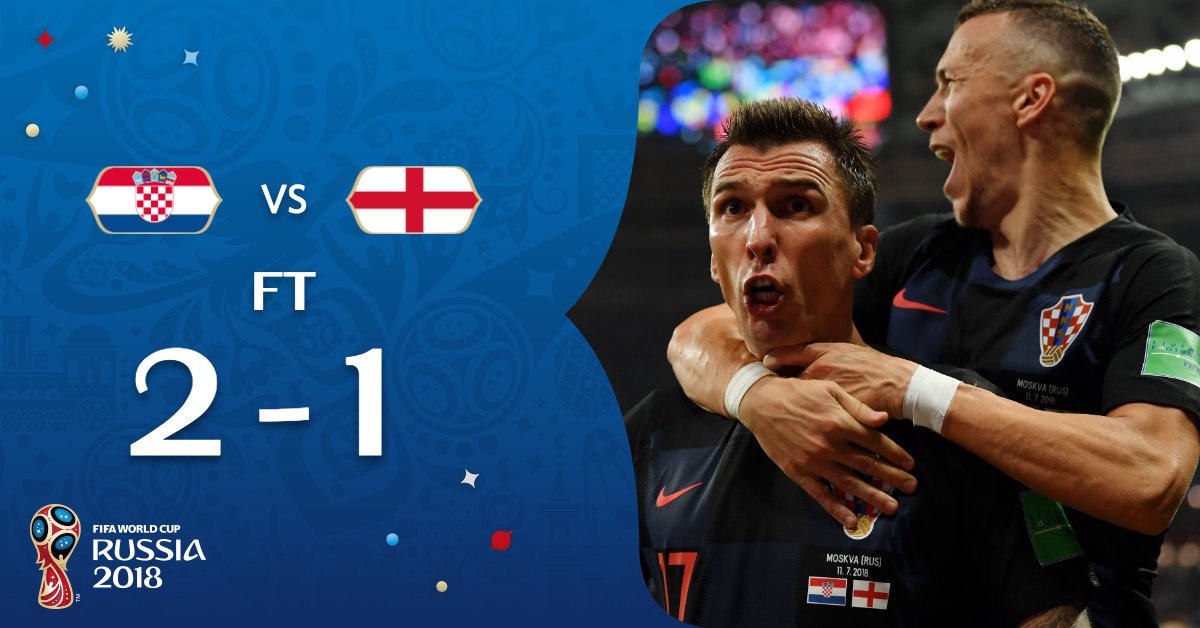 #CRO WIN! 

@HNS_CFF are in the #WorldCupFinal! 

#CROENG // #WorldCup