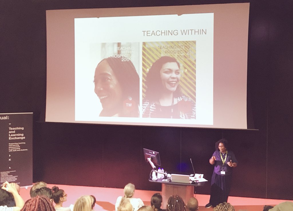 iYi_iris's tweet photo. 🙌🙏🏻💪 @ShadesofNoir #AishaRichards #UALattain Attainment Conference 2018 #privilege #power #people “What we can we do to change?” @ual #MoveForward #EmpoweringStudents #Voices #TeachingWithin #Reflection #SocialJustice @UALTLE Make #InclusiveTeachingandLearning compulsory 🐝 https://t.co/udOZnecp1c