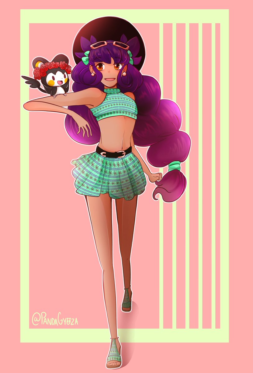 ModelingBolt's tweet image. “Summer is here and time for a new clothing to wear! I hope everyone will like it.”

(Art by @PandaGyoza)