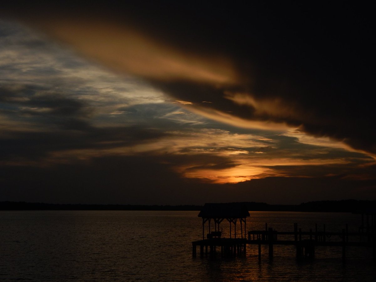 NBC6Weather's tweet image. Check out this #Localview from Cypress Lake near Benton, LA.  Sharing this on the air this evening at 6.