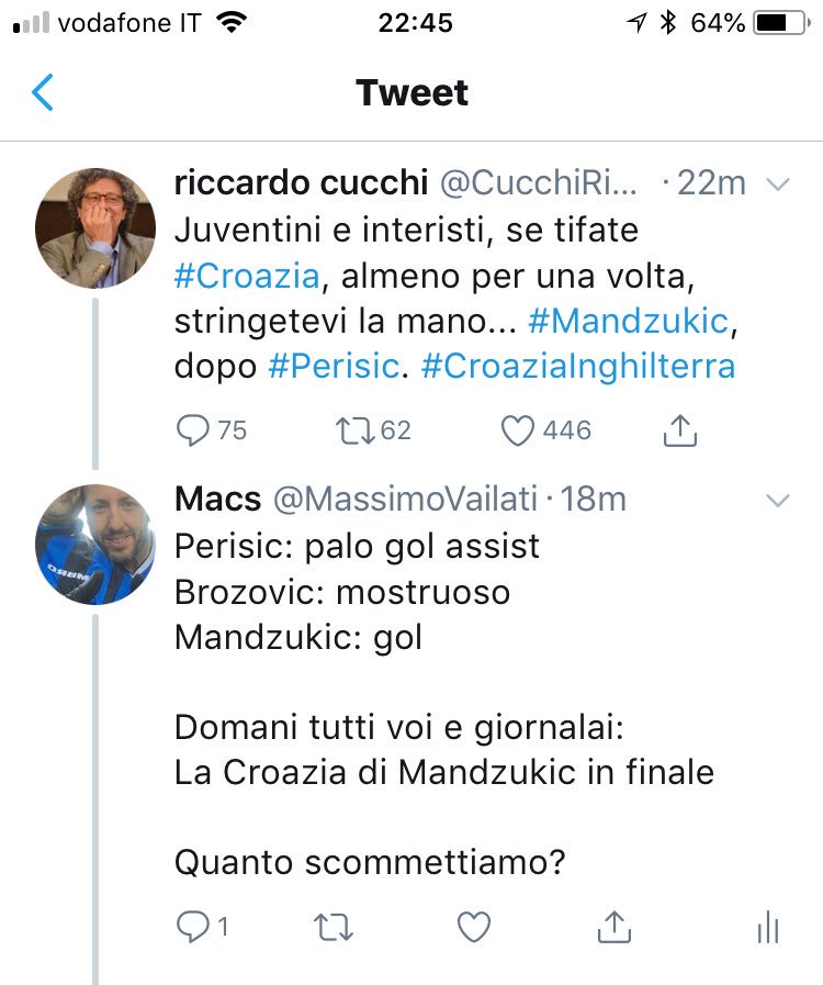 massimo_macs's tweet photo. @IntenditoreJuve @VivInterNews Mandzukic? Eh ma sei uno che di calcio ne capisce #Intenditore #StoCazzo https://t.co/iBZfFvVMLx