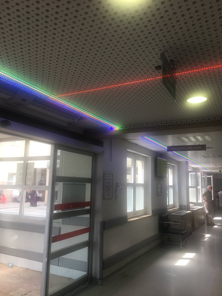 SerkanE_Eroglu's tweet image. We changed our system. Just follow the #LEDline and find your way in ED according to your #triage colour. @AcilTp_Umraniye