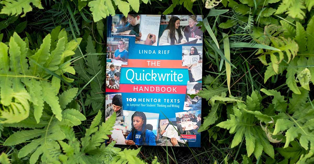 ChopraSurbhi_'s tweet photo. "Ask students to read what they wrote and star the quickwrite that surprises them the most. This gives them a focus for what they might go back to as they develop more extensive pieces from the quickwrite."
#TheQuickwriteHandbook
@LindaMRief https://t.co/HxKPG1f0tz https://t.co/VMTZP6l7pK