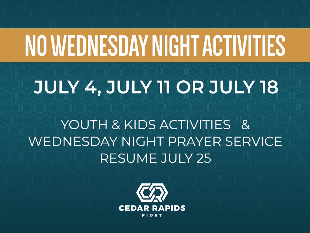 CR1stassembly's tweet photo. As a reminder, there are no activities tonight. Enjoy time with your family, friends &amp; neighbors! https://t.co/yrbgYChcwF