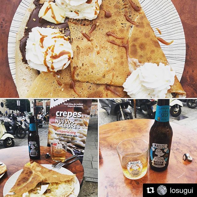 #Repost @losugui with <a href="/get_repost/">Repost</a>
・・・
Best crepe ever!!!! Thank you <a href="/creperiegranada/">la Creperie Granada</a> for the lovely evening 😊 #crepes #granada #foodwithlove #lifeisbetterwithfriends