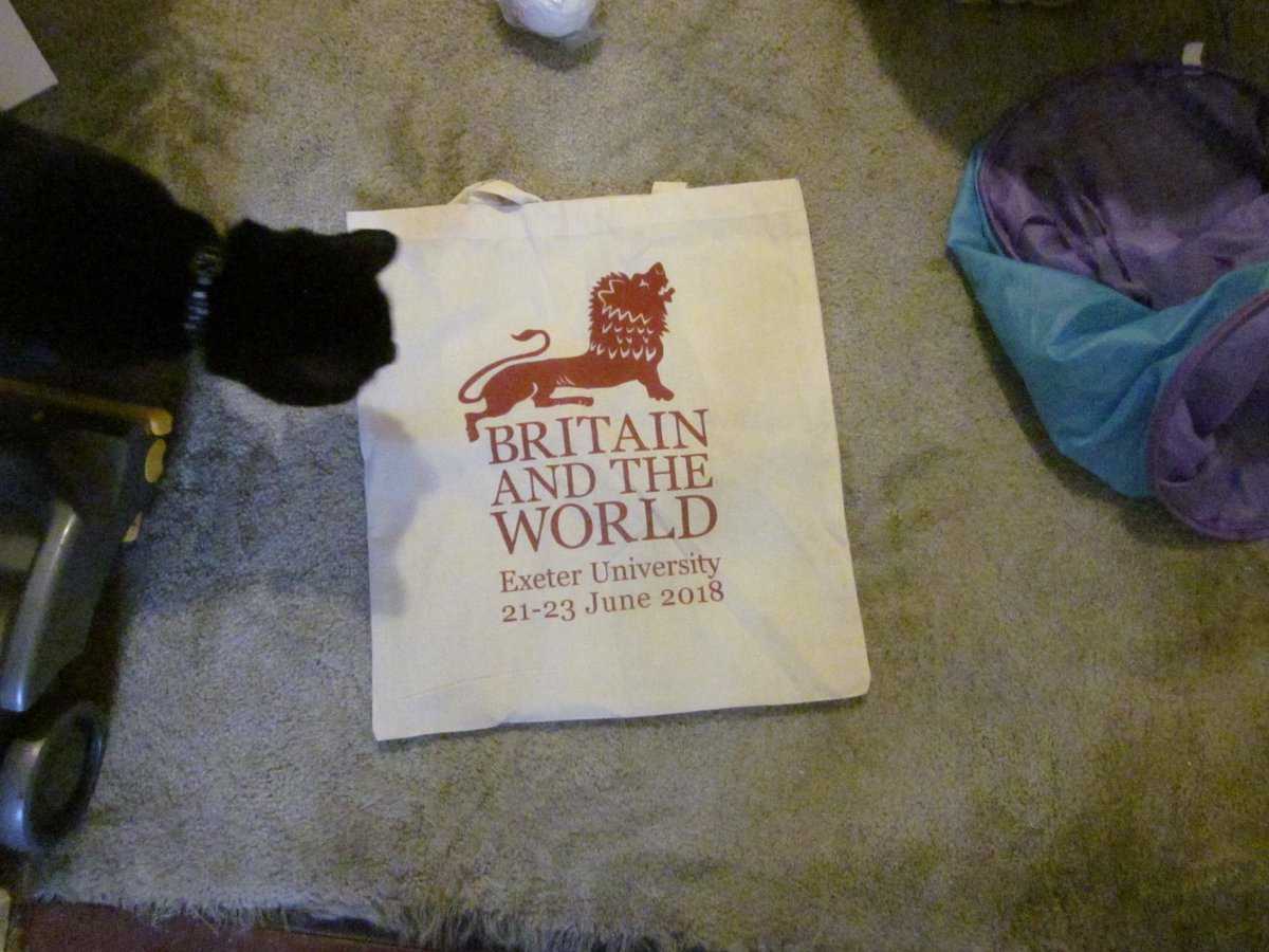 theboods's tweet photo. Small world -- amazing to run into #batw2018 peoples at #KQ7. One person was at both the Kinks and Agrippina papers. @britishscholar @CMRR_Winchester @TheKinks #womeninclassics #RockingRomans #ancientrome #ByTheirToteBagsYeShallKnowThem #CatsOfTwitter https://t.co/n8KJNeq08b