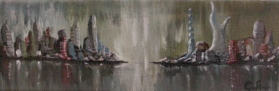 CardRizzma's tweet photo. Check out my #oiloncanvas painting, "City Engulfed", now live in @CodexProtocol's Codex Gallery https://t.co/XLmvBykqdN #art #painting #artist #blockchain #provenance #codexquest #codexgallery https://t.co/HBS7u64sNl