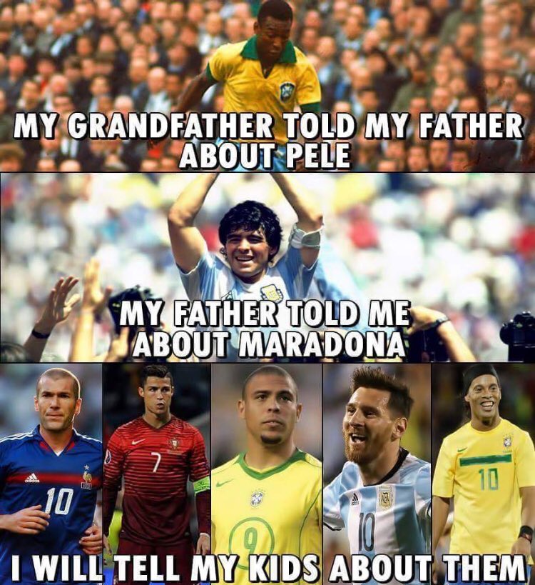 A.Rahman Falamarzi on X: Football Legends #pele #maradona #ronaldo #messi  #Zidane #Ronaldinho  / X