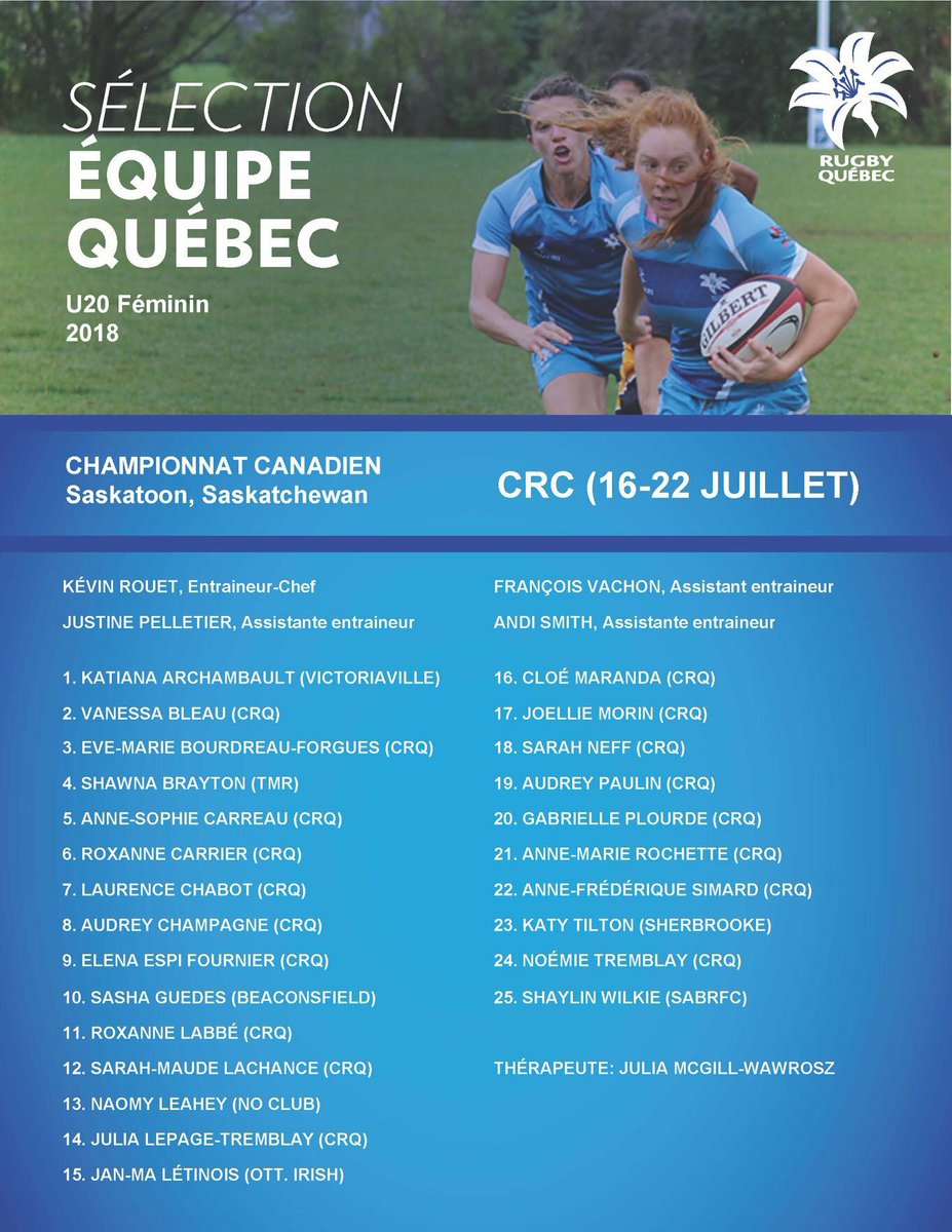 Rugby Quebec (@rugbyquebec) on Twitter photo 