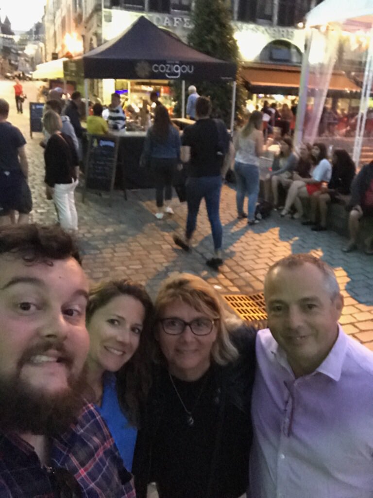 Tour de France ! Étape Arrivée à Quimper ! Une occasion de se retrouver ! Une bonne soirée !