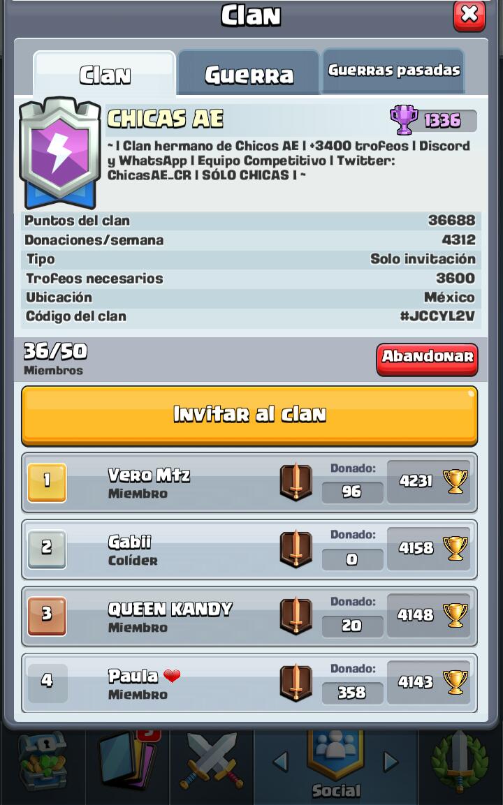 ¡Se necesitan chicas para el clan!
Les agradecería si le informan a sus amigas, primas, hermanas o cualquier mujer que esté interesada en formar parte de nosotras. 💜