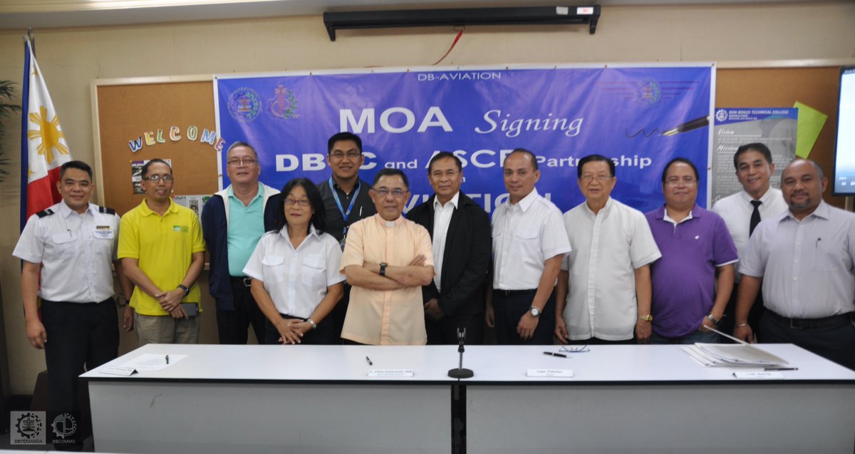 dbtcmandaluyong's tweet photo. DBTC and ASCEI Partnership in Aviation #MOASigning https://t.co/2hsw2ejGeG