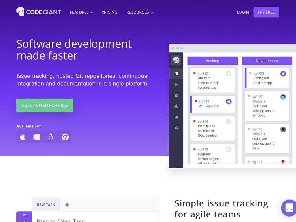 riteshnaik's tweet image. Codegiant – One platform for Issue tracking, Git repositories, CI &amp;amp; Documentation was just featured on BetaList... ift.tt/2us5d8S #Startup #Share #Codegiant – One platform for Issue tracking, Git repositories, CI &amp;amp; Documentation Codegiant – One platform for Issue track…