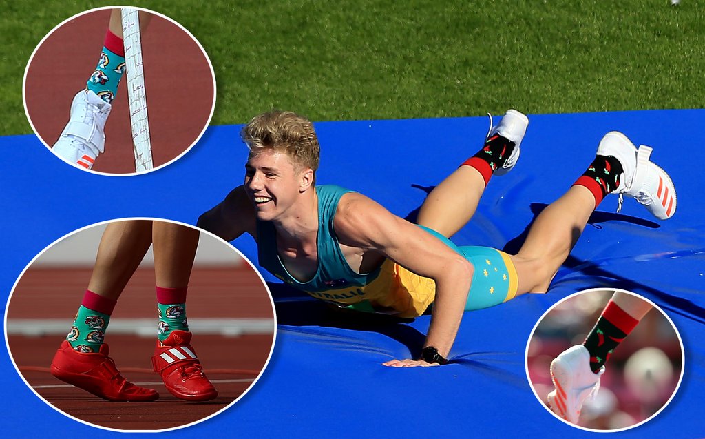 We've been impressed by a lot of athletes in Tampere, but none more so than  #IAAFworlds decathlon champ Ashley Moloney.

He set PBs in 7/10 events, all while rocking the sort of sartorial splendour worthy of a star, which he now kind of is... buff.ly/2mde5M8