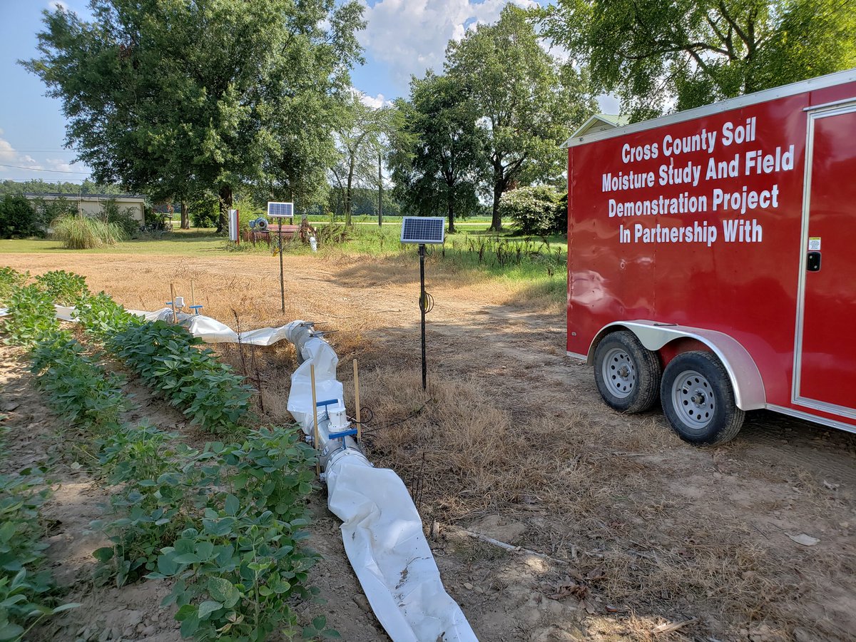 DustinHudsonAR's tweet photo. Finished up the last test site today and installed a surge valve for a field that is having problems with soaking across beds. It has been a good year and I can't wait to see the results. https://t.co/cqF6h8PteK