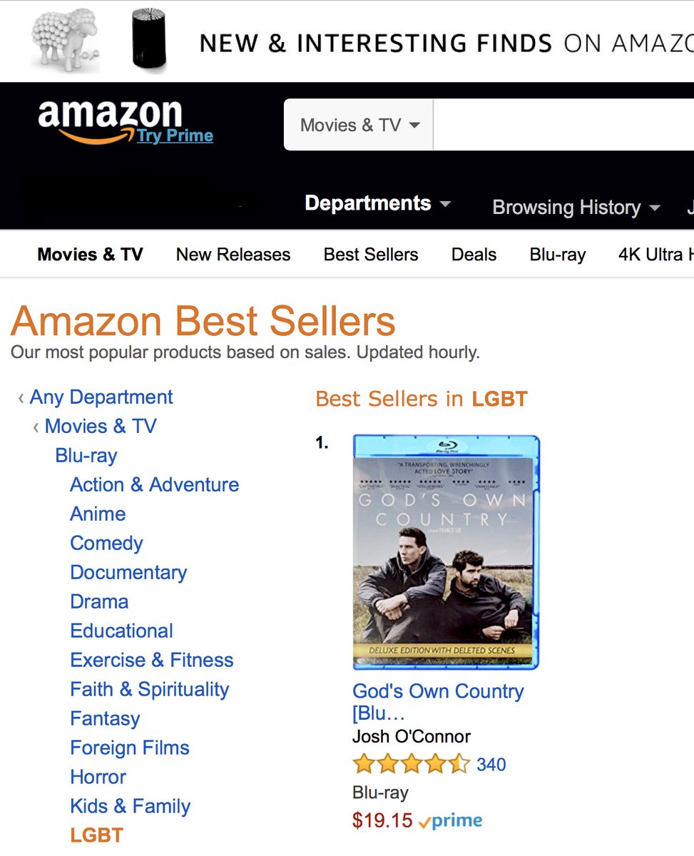 Amazon Blu Ray Chart