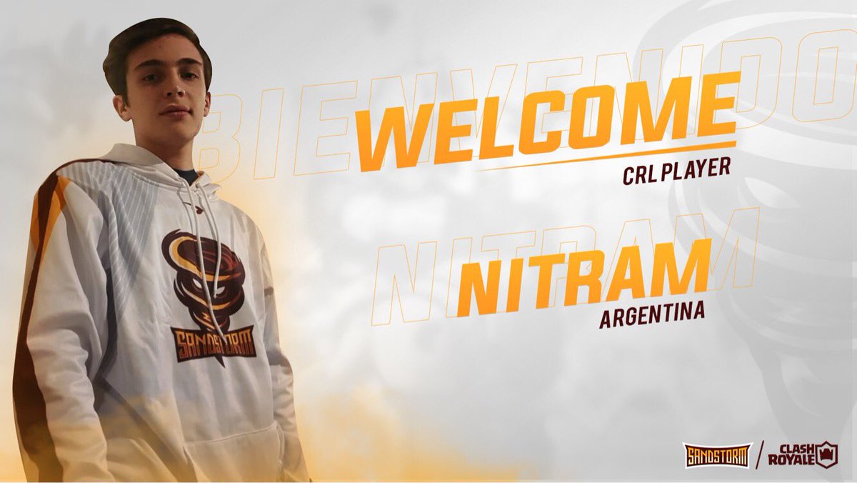 ¡Le damos una calurosa bienvenida a nuestro primer jugador de CRL!

¡Bienvenido <a href="/NitramCR/">Nitram</a>! Esperamos que podamos alcanzar la cima contigo y poder ir juntos por el camino de la victoria!

#AStormIsComing 🌪🌪🌪