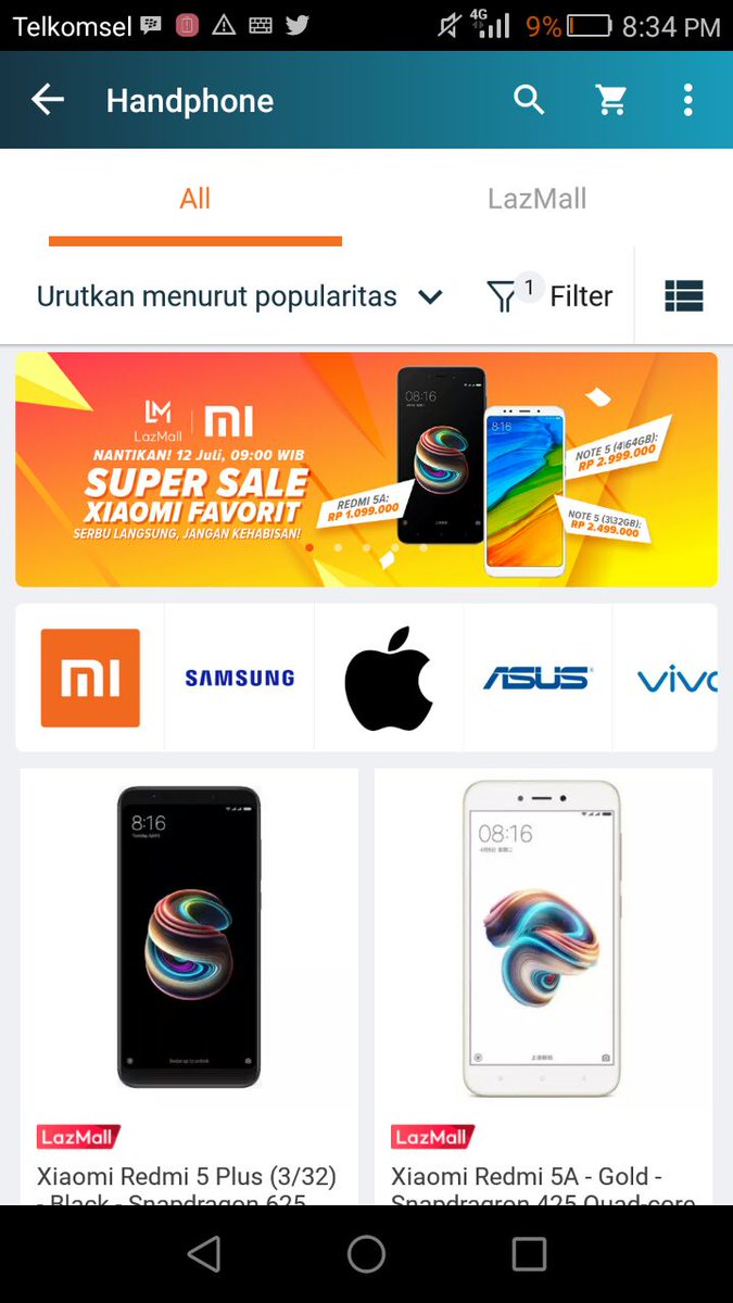 ddielaskar69's tweet photo. @xiaomiindonesia @LazadaID ini kemana kok PHP sih!!!!ditungguin dari jam 9 https://t.co/4S3Bf1541l