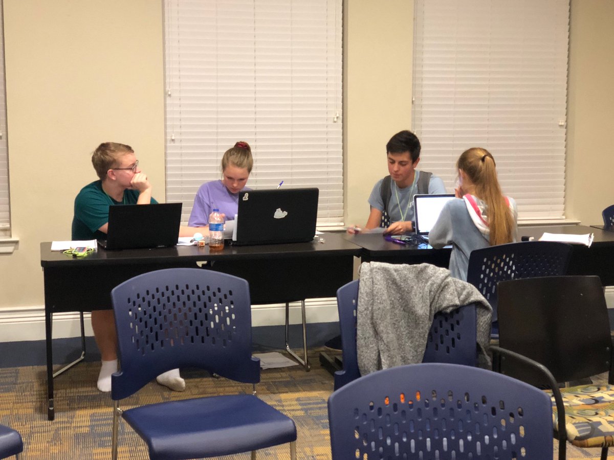 TSDCamp's tweet photo. Camp staff putting in extra work tonight!! #bestcampstaff #extrawork #TSDC2018 https://t.co/MxKUhkjl0S