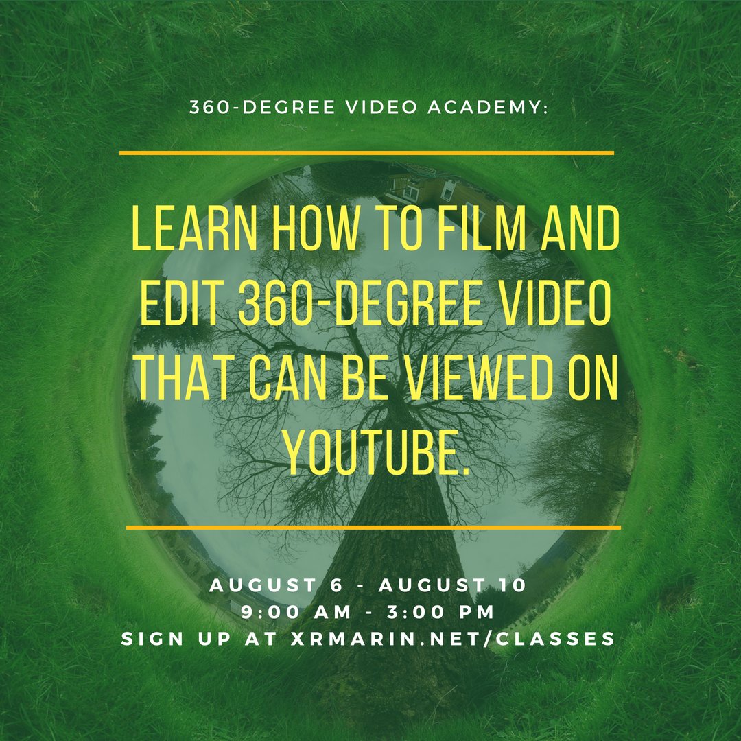 xrlearn's tweet photo. These are the two classes still available that are going to be held in XR Marin soon for FREE!! The Virtual Reality class is full so you can only sign up for the waiting list. As for the other ones, make sure to sign up before we run out of space!!! https://t.co/hLWwlHat6X