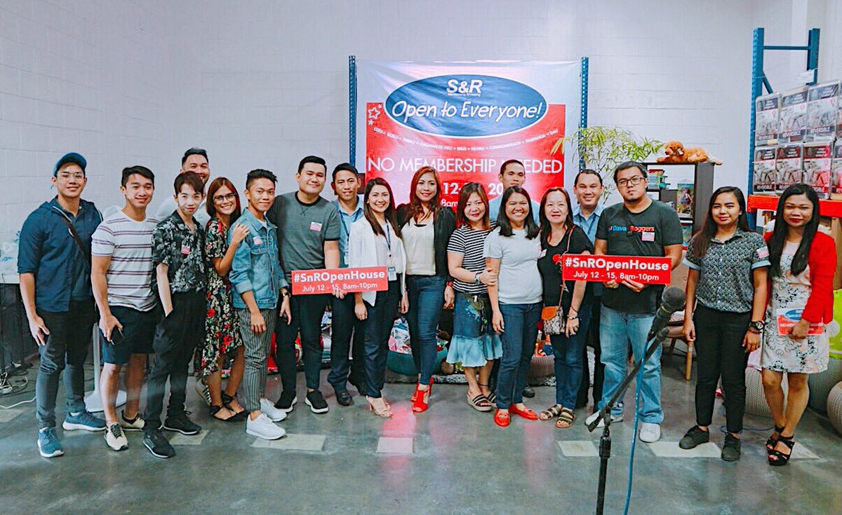davaobloggers's tweet photo. Davao Bloggers at S&R Membership Shopping Davao โ Media Day to officially announce the OPEN HOUSE Shopping starting TODAY until Sunday 8am -10pm. No membership required. ๐
Full details here: https://t.co/Rj3eb5sRgR
#DBStheBest #DBSUnited #SnROpenHouse https://t.co/nDrB6lDQgI