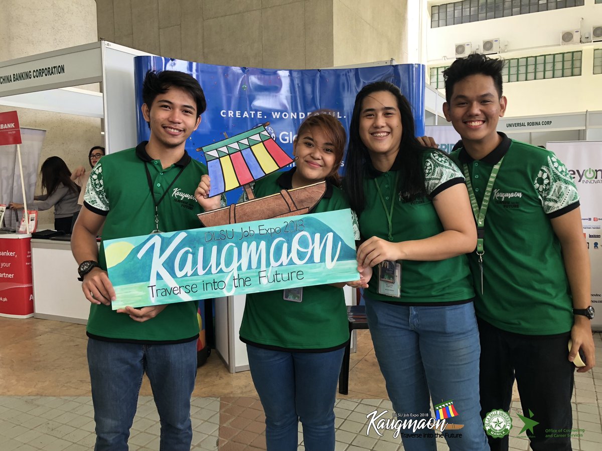 Dlsu_Occs's tweet photo. Lasallians! Thank you for joining us yesterday at the Job Expo!
More companies can't wait to Traverse Into the Future with you later!
To view the list of companies, click here: https://t.co/rx6KvOjQRn
#Kaugmaon #TraverseIntoTheFuture #DLSUJobExpo2018 https://t.co/ett1oqjNGf